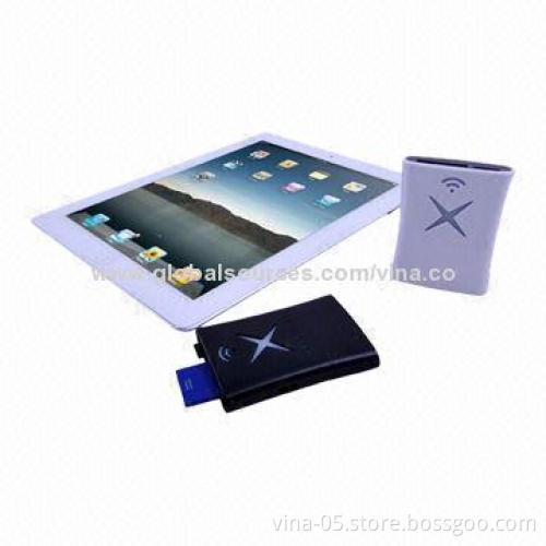 Wireless Wi-Fi Card Reader with 3-4 Hours Battery Working Time
